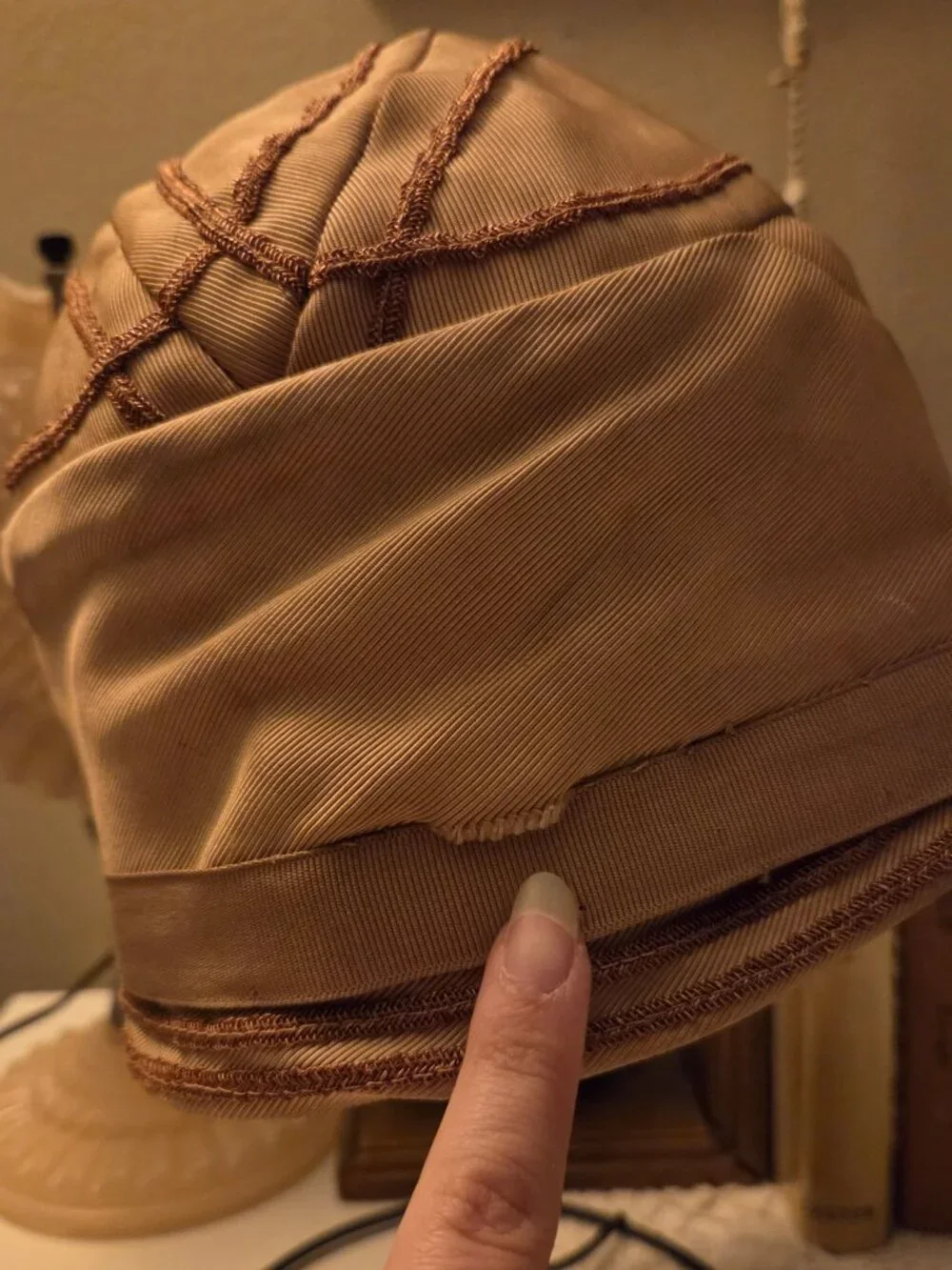 1920s Ribbon Cloche